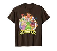 The Muppets Show Characters T-Shirt, Men, Brown, Small