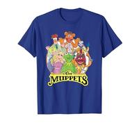 The Muppets Show Characters T-Shirt, Men, Royal Blue, Large