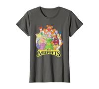 The Muppets Show Characters T-Shirt, Women, Asphalt Grey, X-Large