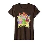 The Muppets Show Characters T-Shirt, Women, Brown, X-Small