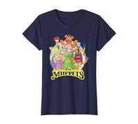 The Muppets Show Characters T-Shirt, Women, Navy Blue, Small
