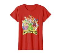 The Muppets Show Characters T-Shirt, Women, Red, Large