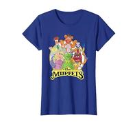 The Muppets Show Characters T-Shirt, Women, Royal Blue, Large