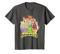 The Muppets Show Characters T-Shirt, Youth, Asphalt Grey, Large