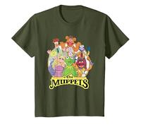 The Muppets Show Characters T-Shirt, Youth, Olive Green, 3T