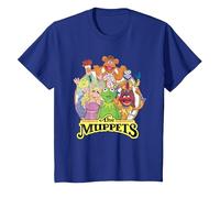 The Muppets Show Characters T-Shirt, Youth, Royal Blue, Large