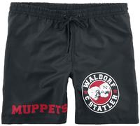 The Muppets Waldorf & Statler - Old School Swim Shorts black M