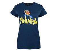 The Muppets Womens Blue Animal Short Sleeved T-Shirt - Large