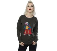 The Muppets Women's Classic Gonzo Heather Sweatshirt in Mid Grey | Size: Medium The Muppets Mid Grey M