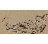 The Murder of Duncan â€“ Study of Sleeping Grooms (between 1809 and 1811) Poster Print by Benjamin Robert Haydon (24 x 36)