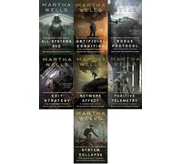 The Murderbot Diaries Collection 7 hardcover book set (All Systems Red, Artificial Condition, Rogue Protocol, Exit Strategy,Network Effect, Fugitive Telemetry)