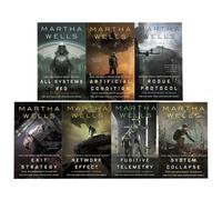 The Murderbot Diaries Series 5 Books Collection Set By Martha Wells (All Systems Red, Artificial Condition, Rogue Protocol, Network Effect & System Collapse)