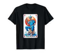 The Murse Male Nurse Funny Skeleton Tarot Card Graphic T-Shirt