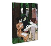The Muses By Maurice Denis Canvas Print | Gallery Wrapped 30mm Frame Wall Art | 24x16 inches | Ready to Hang | Classic Picture | Living Room Bedroom Lounge Office