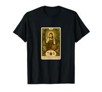 The Mushroom Forager | Mycology Tarot Card T-Shirt