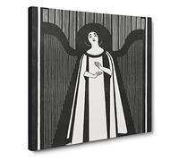 The Music by Samuel de MeSQ BLKuita Canvas Print | Gallery Wrapped 30mm Frame Wall Art | 20x20 inches | Ready to Hang | Classic Music Picture | Living Room Bedroom Lounge Office