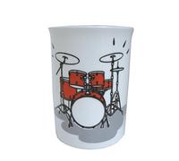 The Music Gifts Company "Drum Set Bone China Mug