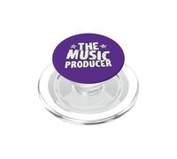 The Music Producer Distressed Audio Engineer PopSockets PopGrip for MagSafe