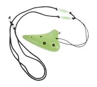 The Musical Instrument Ocarina In C Key Is Suitable For Beginners Ocarina Ceramic Instrument(Green)