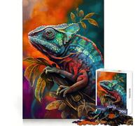 The Mutable Chameleon 1000 Piece Jigsaws for Adults Puzzle Intellect Toy Relaxing Fun Quality Cut Fine Art Piece (38x26cm)