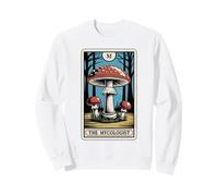 The Mycologist Tarot Card Cottagecore Foraging Mushroom Sweatshirt