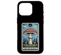 The Mycologist Tarot Card Mycology Forager Mushroom Case for iPhone 16 Pro