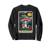 The Mycologist Tarot Card Mycology Forager Mushroom Sweatshirt