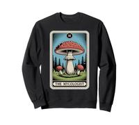 The Mycologist Tarot Card Mycology Forager Mushroom Sweatshirt