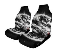 The Mysterious Burning of The Sun Car Seat Covers Universal, 2PCS Carseat Protector - Stretchable Fabric, Anti-Slip Elastic Car Seat Protector for Cars, SUV, Trucks