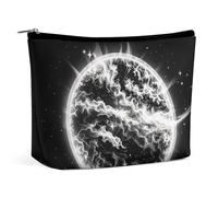 The Mysterious Burning of The Sun Makeup Bag for Women Portable Cosmetic Waterproof Pouch Aesthetic Handheld Travel Work
