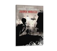 The Mysterious Geographic Explorations of Jasper MorelloCanvas Posters Aesthetic Wall Art Decorative Painting Poster Decor Vintage Canvas for Living Room Bed Room 16x24inch(40x60cm) Frame-style