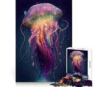 The Mysterious Jellyfish Jigsaw Puzzles 1000 Pieces for Adults Reason Skill Toy Calm Relax Exact Cut Heartfelt Gift (50x75cm)