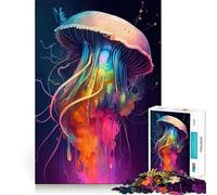The Mysterious Jellyfish Jigsaw Puzzles 1000 Pieces for Teenagers Think Game Peaceful Time Quality Edge Perfect Present (38x26cm)
