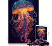 The Mysterious Jellyfish Teenagers 1000 Piece Jigsaw Puzzle Think Smart Toy Bonding Time Smooth Cut Santa Wish List (38x52cm)