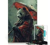 The Mysterious Panda 1000 Piece Jigsaw Puzzles for Adults Jigsaw Memory Lift Slow Enjoy Image Assembly Creative Gift (50x75cm)