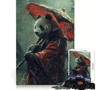 The Mysterious Panda Teenagers 1000 Piece Jigsaw Puzzle Memory Gain Light Relax Design Assembly Wall Art Decor (38x26cm)