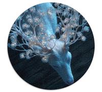 The Mysterious White Deer Puzzle 1000pcs (67.5x67.5cm) Puzzles, Die Für Erwachsene Und Personen Ab 14 Jahren Geeignet Sind