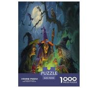 The Mysterious Witch Jigsaw Puzzles Puzzle for Adults Kids. 1000 Piece Great Gifts Challenge Toy Educational Game Home Decoration for Adults& Kids Age 14 Years Up 70x50cm/1000pcs