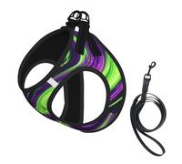 The Mystery Of Color Dog Harness - Breathable, Reflective, And Adjustable Pet Vest, Suitable For Small Cats And Dogs