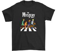 The Mystery Scooby Doo Abbey Road Men's T Shirt Black