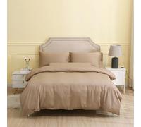 THE MYSTIC LOOM 2 PCS 100% Organic Bamboo Pillowcases Set | 400 TC Bamboo Fabric, Sateen Weave, Luxury Hotel Quality | Super Soft, Breathable & Perfect for Skincare| Gift Box (Sand, 50x75cm)