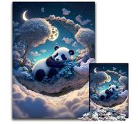 The Mystic Panda 1000 Pieces Puzzle Gifts Paper Jigsaw Puzzles for Adults Challenging DIY Brain Teaser for Teenagers 1000 PCS(38x26cm)