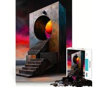 The Mystic Portal Jigsaw Puzzles for Adults 1000 Piece Memory Boost Cozy Time Pattern Assembly Santa Wish List (50x75cm)