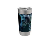 The Mystical Colorful Zebra a Legend of the Wilderness Stainless Steel Insulated Tumbler
