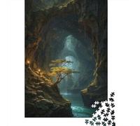 The Mystical Gateway Adult Jigsaw Puzzle, 1000 Pieces, 52x38cm/1000pcs, Low-dust White Pieces for Sorting; for Progress Whenever Time Allows