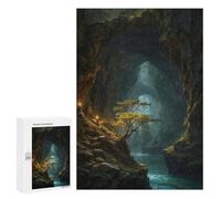 The Mystical Gateway Wooden Jigsaw Puzzle for Adults, 300 PCS - Holiday-Season Gift; for Shared Table Time