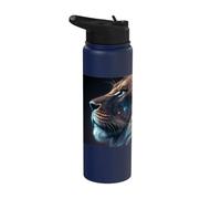The Mystical Strong King of Wilderness and Nature Stainless Steel Insulated Water Bottle