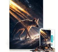 The Mythic Thylacine Jigsaw Puzzles for Adults 1000 Pieces Brain Challenge Toy Quiet Fun Precise Cut Wall Art Decor (50x75cm)