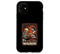 The Nail Tech Tarot Style Skeleton Manicure Artist Case for iPhone 11