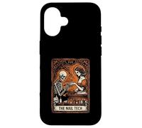 The Nail Tech Tarot Style Skeleton Manicure Artist Case for iPhone 16